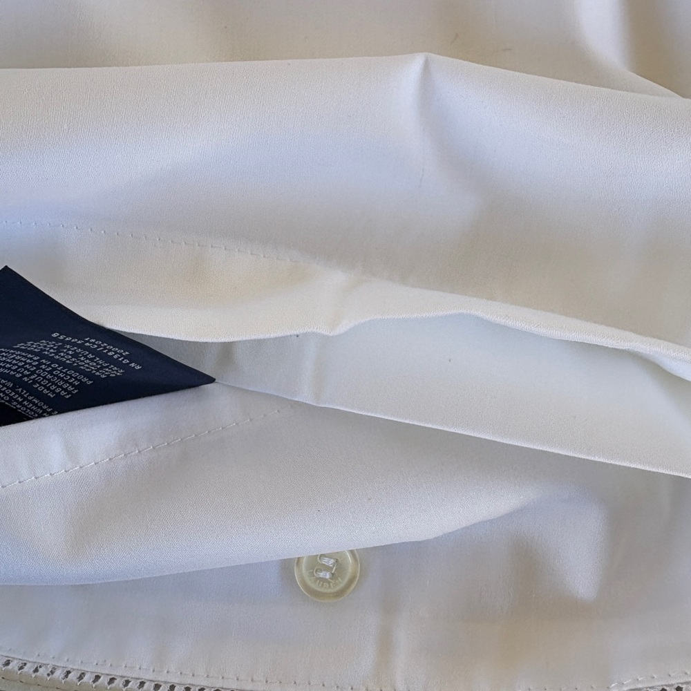 Ralph Lauren Cream and White Bedding Pillow Cases 2Pcs NWT - Picture 7 of 8